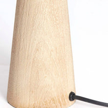 Cargar imagen en el visor de la galería, Lámpara de pie madera natural mate Ø18x125 cm E27 - LLLP0084