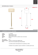 Cargar imagen en el visor de la galería, Lámpara de pie metal beige brillante, níquel Ø30x132 cm - LLLP0085