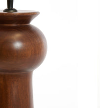 Cargar imagen en el visor de la galería, Lámpara de madera natural Ø19x45cm E27 - LLLS0350