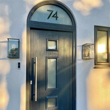 Cargar imagen en el visor de la galería, Aplique exterior grafito con sensor 14x16x29 cm IP54 E27 - LUAP0139