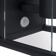 Cargar imagen en el visor de la galería, Aplique exterior grafito con sensor 14x16x29 cm IP54 E27 - LUAP0139