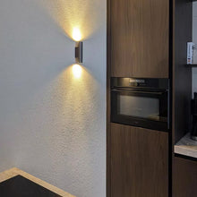 Cargar imagen en el visor de la galería, Aplique aluminio gris metalizado Ø4x6,2x18 cm 2xGU10 (MR11) - LUAP0183