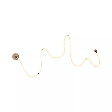 Cargar imagen en el visor de la galería, Aplique de aluminio champán color de luz ajustable CCT 50cm sensor de movimiento 2200K 3300K 48W LED - LUAP0188