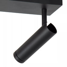 Cargar imagen en el visor de la galería, Foco aluminio negro 25x10x23 cm 2 luces GU10 (MR11) - LUFO0025