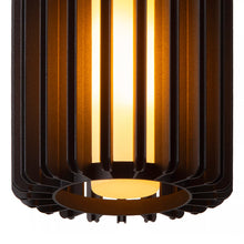 Cargar imagen en el visor de la galería, Lámpara colgante aluminio negro Ø15 cm E27 - LULC0328