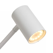 Cargar imagen en el visor de la galería, Lámpara de pie metal Blanco recargable Ø22x138 cm LED 3W - LULP0089