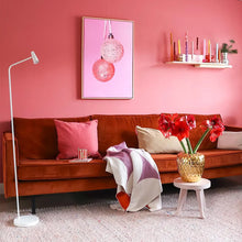 Cargar imagen en el visor de la galería, Lámpara de pie metal blanco recargable Ø20x12x137,5 cm LED 3W - LULP0090