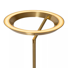 Cargar imagen en el visor de la galería, Lámpara de pie metal oro Ø28x1,74 cm 21W 2700K - LULP0099