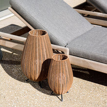 Cargar imagen en el visor de la galería, Lámpara sobremesa PVC negro natural Ø22x36 LED 3W IP44 - LULS0152