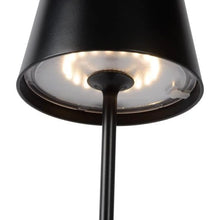 Cargar imagen en el visor de la galería, Lámpara de mesa aluminio negro táctil 2,2W LED - LULS0201