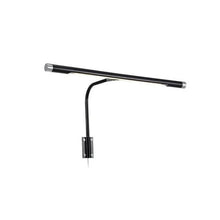 Cargar imagen en el visor de la galería, Alumbracuadro metal negro 43,5 cm LED 9W - MKAC0004