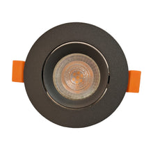 Cargar imagen en el visor de la galería, Foco embutido aluminio gris Ø 9 cm GU10 - MUFO0131