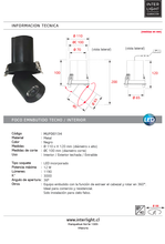 Cargar imagen en el visor de la galería, Foco embutido extraible aluminio negro 11 cm 12W LED - MUFO0134