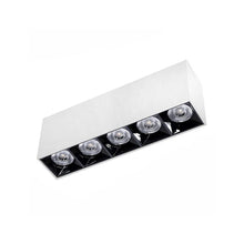 Cargar imagen en el visor de la galería, Foco sobrepuesto blanco interior negro0 LED 10W 13.5cm 3000K IP40 - MUFO0136