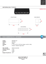 Cargar imagen en el visor de la galería, Foco sobrepuesto Negro LED 10W 13.5cm 3000K IP40 - MUFO0137