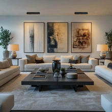 Cargar imagen en el visor de la galería, Foco sobrepuesto negro LED 30W 40,2 cm 3000K IP40 - MUFO0141