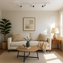 Cargar imagen en el visor de la galería, Foco riel metal blanco Ø 5,5x19,6 cm LED 15W- 3000K-4000K-6000K - MUFO0144