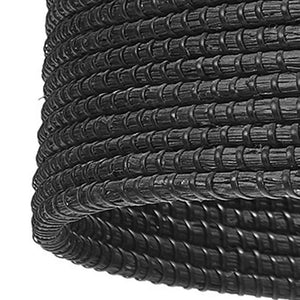 Lámpara colgante fibra vegetal negro Ø 37 cm E27 - OTLC0020