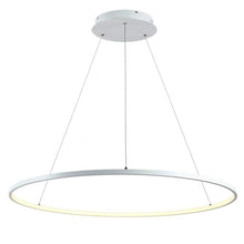 Cargar imagen en el visor de la galería, Lámpara colgante aluminio blanco aro Ø 120 cm LED 78W - OYLC0013