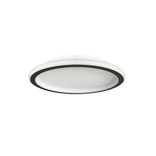 Cargar imagen en el visor de la galería, Plafón aluminio negro difusor acrílico Ø 30 cm LED 28W - OYPL0011