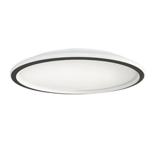 Cargar imagen en el visor de la galería, Plafón aluminio negro difusor acrílico Ø 50 cm LED 45W - OYPL0015