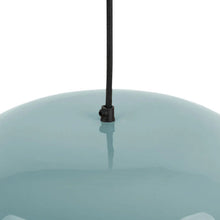 Cargar imagen en el visor de la galería, Lámpara colgante metal azúl brumoso Ø40x23 cm E27 - PGLC0004