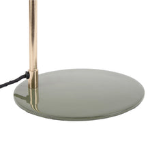 Cargar imagen en el visor de la galería, Lámpara sobremesa metal verde olivo dorado Ø19.5x56 cm E14 - PGLS0042