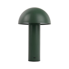 Cargar imagen en el visor de la galería, Lámpara sobremesa metal recargable verde oscuro 24,5 cm LED - PGLS0054