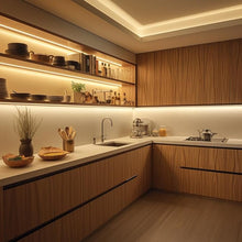 Cargar imagen en el visor de la galería, Perfil embutida de aluminio con difusor policarbonato opal para cinta LED 2 Metros - PRPE0005