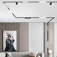 Cargar imagen en el visor de la galería, Foco metal negro para riel magnético LED 6W 48V - TDFO0008