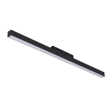 Cargar imagen en el visor de la galería, Foco metal negro para riel magnético 60x4.5 cm LED 20W 48V - TDFO0010