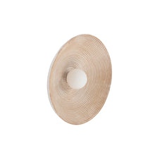 Cargar imagen en el visor de la galería, Aplique resina beige G4 Ø20cm - TOAP0076