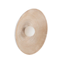 Cargar imagen en el visor de la galería, Aplique resina beige G4 Ø26 cm - TOAP0077