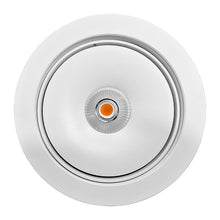 Cargar imagen en el visor de la galería, Foco embutido basculante aluminio blanco dimeable Ø12 cm LED 9W - TOFO0080