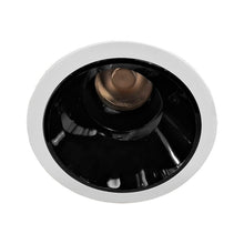 Cargar imagen en el visor de la galería, Foco embutido aluminio blanco interior negro brillante Ø 8,5 cm LED 10W - TOFO0083