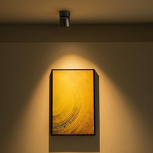 Cargar imagen en el visor de la galería, Foco sobrepuesto dimeable aluminio negro basculante Ø 9 cm LED 10W - TOFO0088