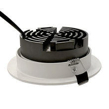 Cargar imagen en el visor de la galería, Foco embutido dimeable metal blanco basculante Ø 13,6 cm LED 15W - TOFO0090