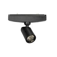 Cargar imagen en el visor de la galería, Foco riel magnético mini negro 12V LED 1W 2700k - TOFO0093