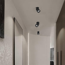 Cargar imagen en el visor de la galería, Foco Sobrepuesto aluminio negro Ø6x90 dimeable 5W LED - TOFO0099