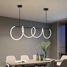 Cargar imagen en el visor de la galería, Lámpara colgante metal negro 200 cm 140W LED - TOLC0015