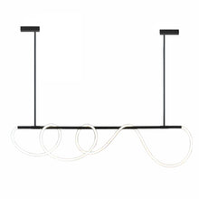 Cargar imagen en el visor de la galería, Lámpara colgante metal negro 200 cm 140W LED - TOLC0015