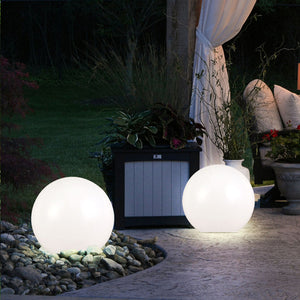 Lámpara sobremesa exterior pvc Ø40 cm LED 8W - TOLS0022