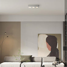 Cargar imagen en el visor de la galería, Plafon metal blanco 33x11x6 cm LED 3 luces 27 W LED - TOPL0015