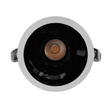 Cargar imagen en el visor de la galería, Foco embutido aluminio blanco interior negro brillante  Ø 8,5 cm LED 10W - TOFO0083
