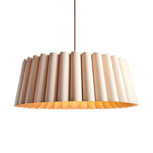 Cargar imagen en el visor de la galería, Lámpara colgante madera natural Ø 80 cm E27 - A pedido - WPLC0012