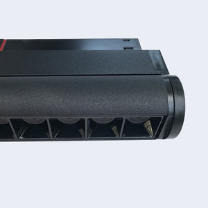 Foco metal negro para riel magnético LED 18W - ARFO0017