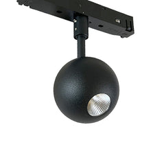 Cargar imagen en el visor de la galería, Foco metal negro para riel magnético LED 4,5W - ARFO0024