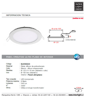 Cargar imagen en el visor de la galería, Foco plano blanco embutido Ø12x18 cm LED 6W - BEFO0023