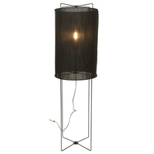 Cargar imagen en el visor de la galería, Lámpara de pie tela lino E27 - BOLP0001