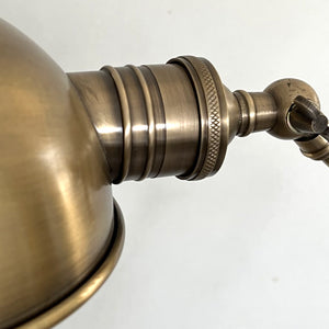 Lámpara de pie metal bronce envejecido Ø17x1,36 cm E27 - DCLP0003